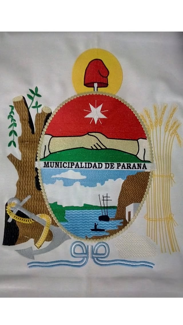 Bandera bordada personalizada