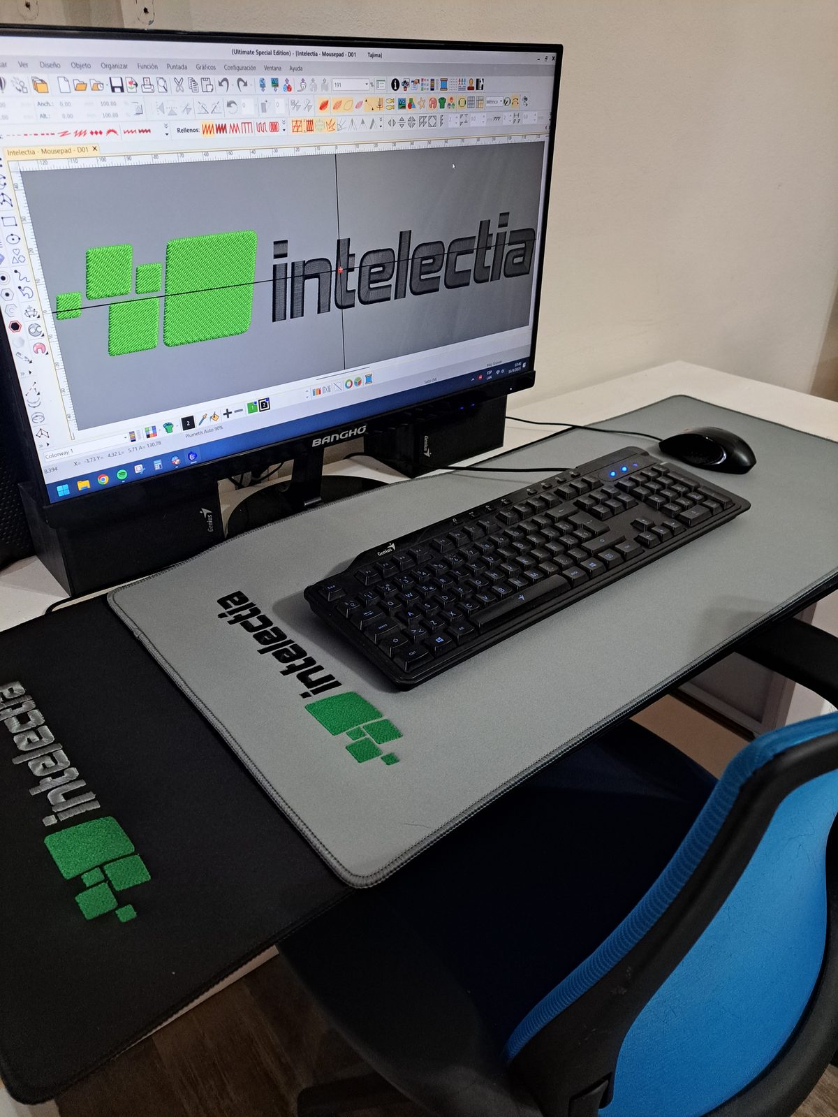 Mousepad bordado personalizado