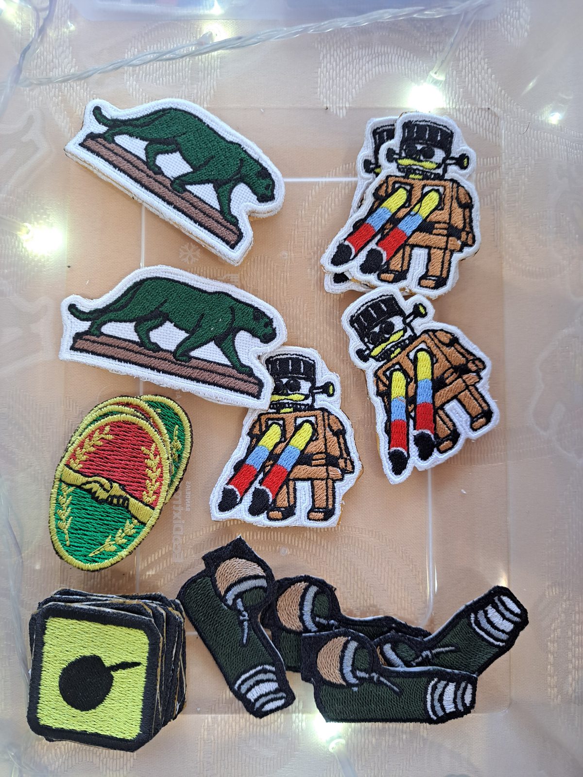 Sticker bordado personalizado